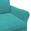 vidaXL Fauteuil Turquoise 76 x 94 x 102 cm Fluweel