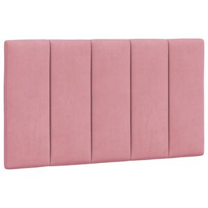 vidaXL Hoofdbordkussen "Hanko" 80 cm fluweel roze