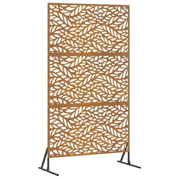 vidaXL Privacyscherm Grijs 100 x 50 x 180 cm Weerbestendig staal