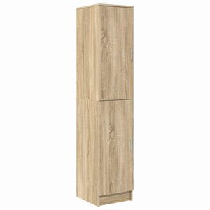 vidaXL Hoge kast Sonoma Eiken 35 x 39 x 168 cm