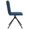 vidaXL Eetkamerstoelen 6 st stof blauw