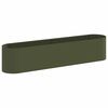 vidaXL Verhoogd Tuinbed Olijfgroen 200 x 40 x 40 cm