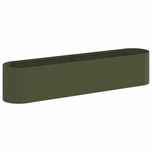 vidaXL Verhoogd Tuinbed Olijfgroen 200 x 40 x 40 cm