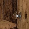 vidaXL Hoge kast 29,5x34x119,5 cm bewerkt hout oud hout