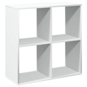 vidaXL Kamerverdeler Boekenkast Wit 69,5x29x69,5 cm Bewerkt Hout