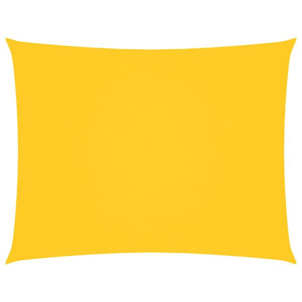 vidaXL Zonnescherm rechthoekig 3x4,5 m oxford stof geel