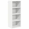 vidaXL Hangkast Wit 40 x 29,5 x 100 cm Bewerkt hout