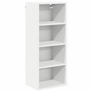 vidaXL Hangkast Wit 40 x 29,5 x 100 cm Bewerkt hout