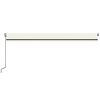 vidaXL Luifel automatisch uittrekbaar 600x350 cm cr&egrave;mekleurig