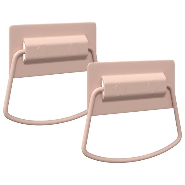 vidaXL Kast Handvatten 2 pcs Roze 85 x 45 mm Metaal