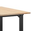 vidaXL Salontafel O-frame 90x90x45 cm massief grenenhout en staal