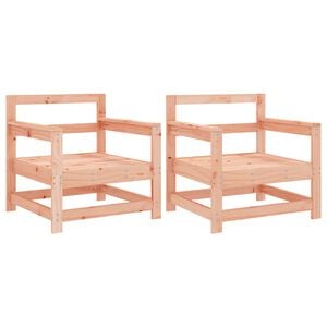 vidaXL Tuinstoelen 2 st massief douglashout