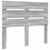 vidaXL Bedframe Grijs Sonoma 120 x 190 cm Massief grenenhout