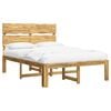 vidaXL Tweepersoonsbed met hoofdeinde ROSTOCK Wit 120 x 200 cm