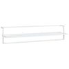 vidaXL Handdoekenrek 95x25x22 cm ijzer wit