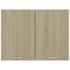 vidaXL Hangkast 80x31x60 cm bewerkt hout sonoma eikenkleurig