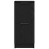 vidaXL Dressoir Zwart Eiken 30 x 30 x 70 cm Bewerkt hout