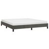 vidaXL Bedframe zonder matras 160x200 cm fluweel donkergrijs