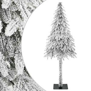 vidaXL Kunstkerstboom Wit 76 x 76 x 180 cm Polyethyleen en Metaal