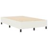 vidaXL Platform bedframe Cr&egrave;me 120 x 200 cm Stof