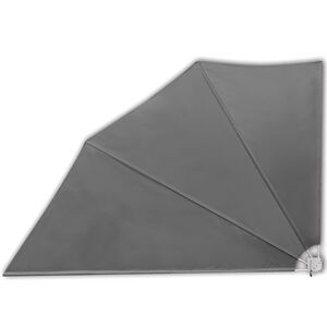 vidaXL Balkonscherm inklapbaar 160x240 cm grijs