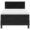 vidaXL Boxspringbed met matras Zwart 90 x 190 cm Fluweel