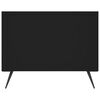 vidaXL Salontafel 90x50x40 cm bewerkt hout zwart