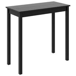 vidaXL Bartafel 115x55x107 cm MDF zwart