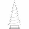 vidaXL Metalen kerstboom met standaard Zwart 210 cm Staal