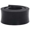 vidaXL Rubberen rand voor sneeuwploeg 120x8x2 cm zwart