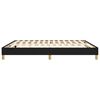 vidaXL Boxspring bed stof zwart 180x200 cm