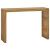 vidaXL Wandtafel 110x35x75 cm massief teakhout