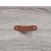 vidaXL Hoge kast 69,5x31x115 cm bewerkt hout grijs sonoma eikenkleurig