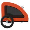 vidaXL Hondenfietstrailer oxford stof en ijzer oranje