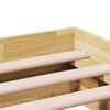 vidaXL Bedframe zonder matras 180x200 cm massief hout eiken