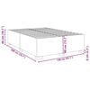 vidaXL Bedframe zonder matras 140x200 cm fluweel donkergroen