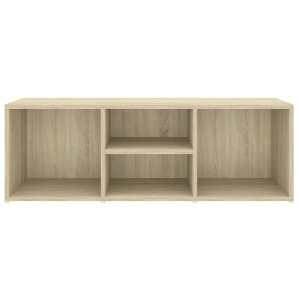 vidaXL Schoenenopbergbank 105x35x35 cm bewerkt hout sonoma eikenkleur