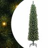 vidaXL Kunstkerstboom Groen 180 cm PVC en Staal en Kunststof