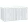 vidaXL Wandbeugel TV-kast Wit 59,5 x 31 x 30 cm Bewerkt hout
