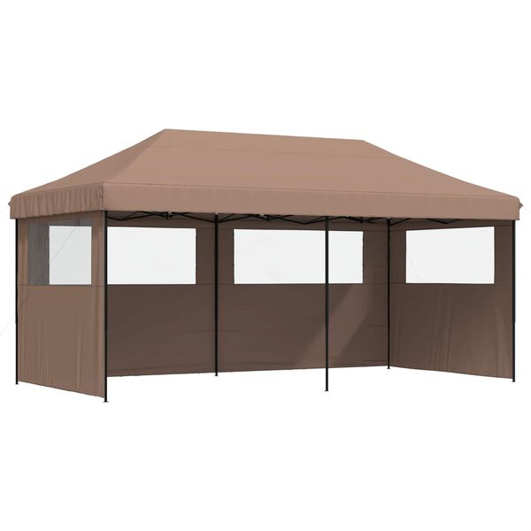 vidaXL Partytent Bruin 292 x 580 x 315 cm Oxford Stof