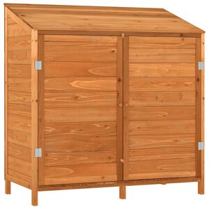 vidaXL Tuinschuur 102x52x112 cm massief vurenhout bruin