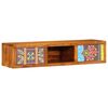 vidaXL Tv-wandmeubel 100x30x22 massief acaciahout meerkleurig