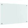vidaXL Keuken Achterwand Wit 80 x 50 cm gehard glas