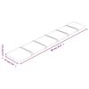 vidaXL Wandpanelen 12 st 1,62 m² 90x15 cm fluweel roze