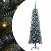 vidaXL Kunstkerstboom met 150 LED Groen 150 cm PVC en Plastic en Staal