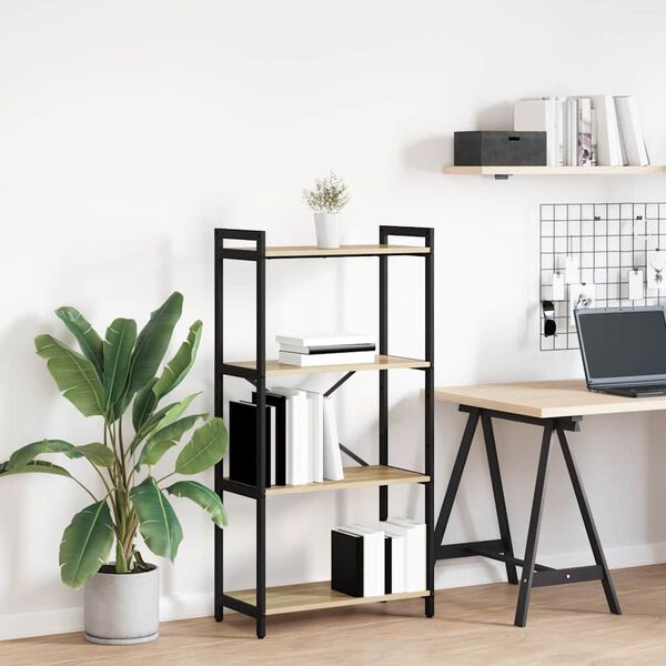 vidaXL Boekenkast Sonoma Eiken 40 x 30 x 85 cm Bewerkt hout