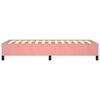 vidaXL Bedframe fluweel roze 90x200 cm