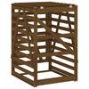 vidaXL Containerberging 84x90x128,5 cm massief grenenhout honingbruin