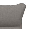 vidaXL Fauteuil Taupe 69 x 74 x 93 cm Sherpa Stof