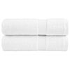 vidaXL Badhanddoeken SOLUND 2 st 600 g/m&sup2; 70x140 cm wit